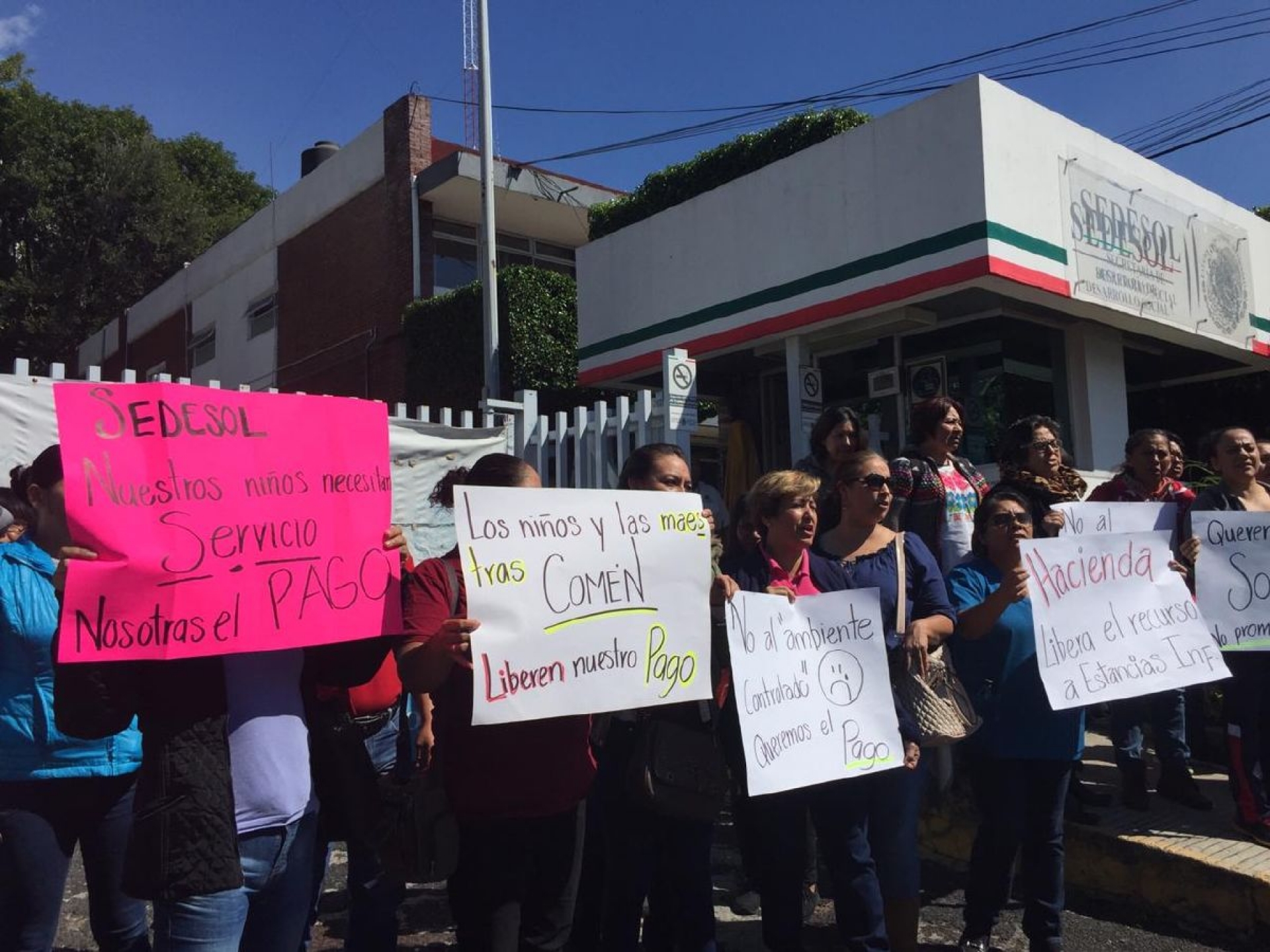 (Enésima) protesta en Sedesol