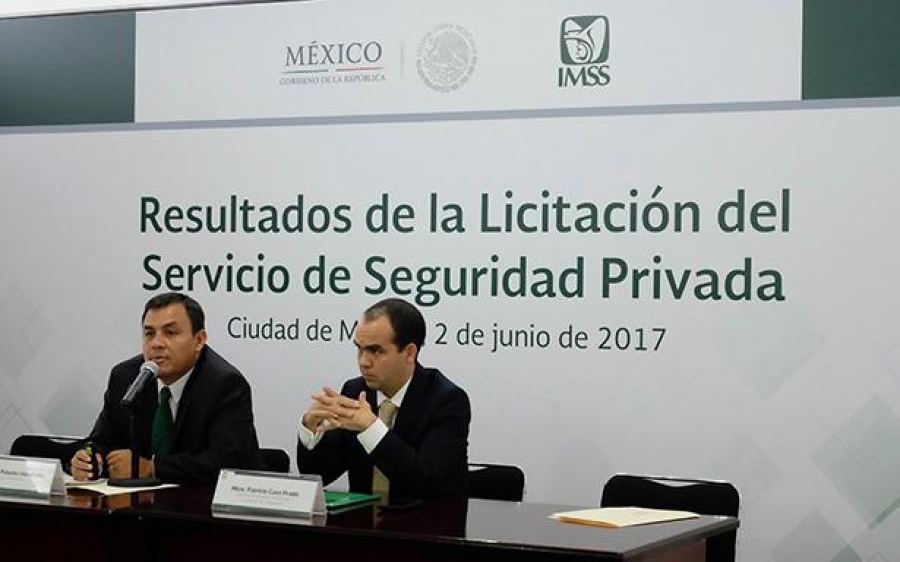 El IMSS da a conocer los resultados de la licitación del servicio de seguridad privada