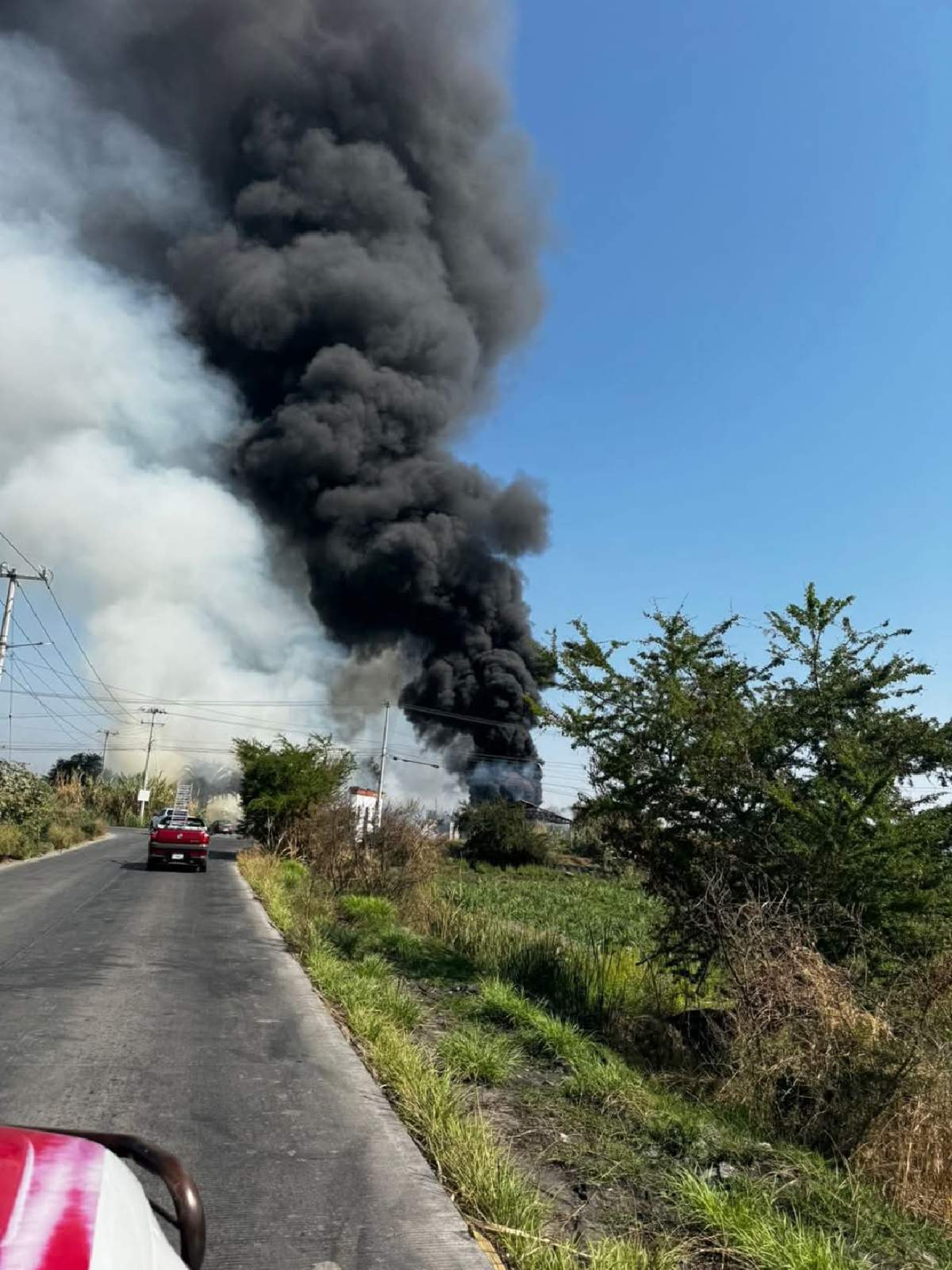 Se registra incendio de pastizales en la región sur