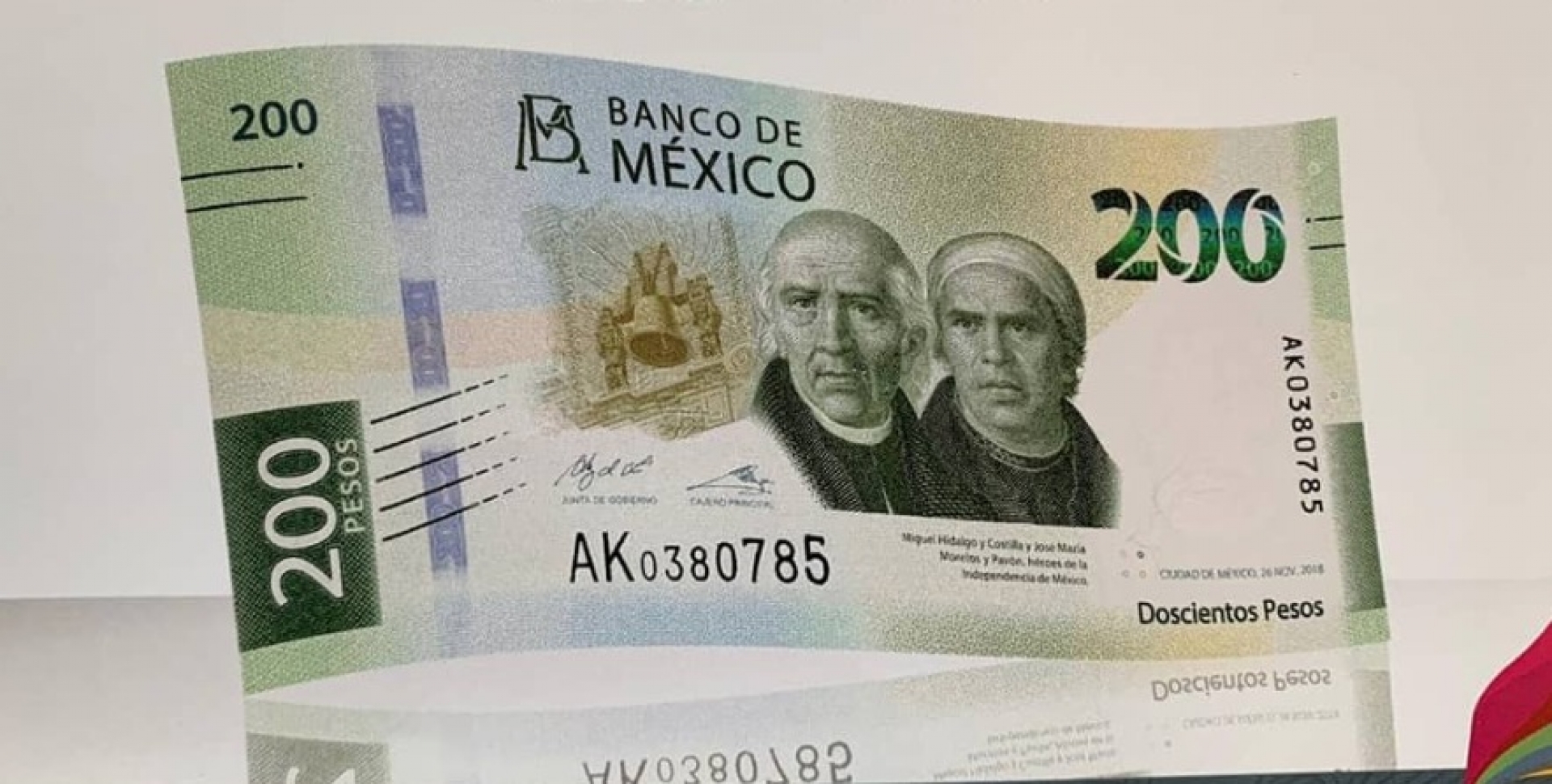 Banxico presenta nuevo billete de 200 pesos con Hidalgo y Morelos