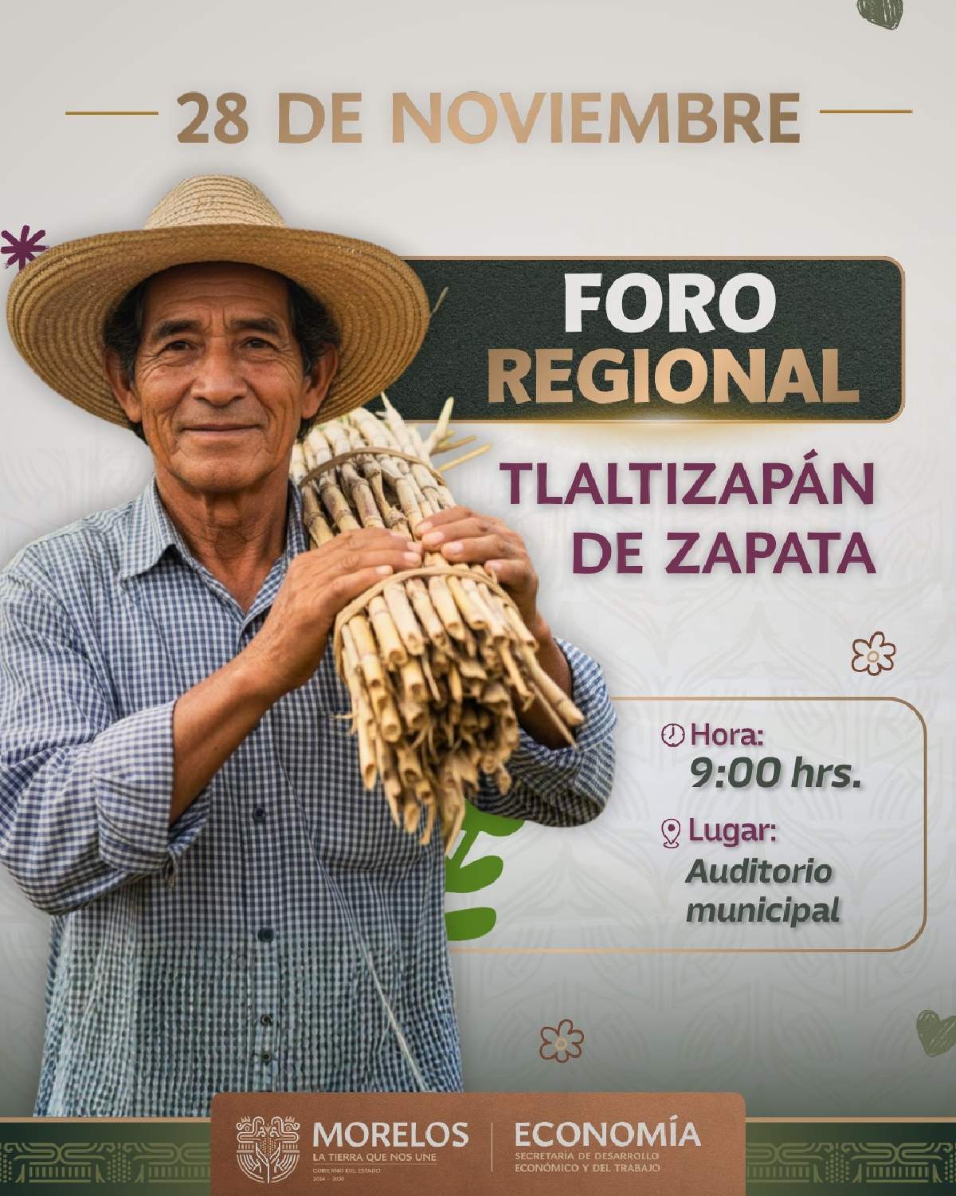 Convocan a foro regional para fortalecer la economía