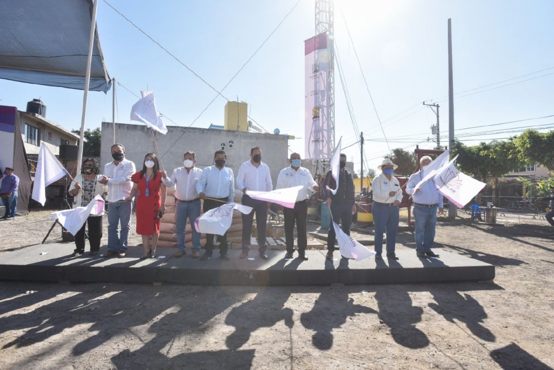 Encabeza Cuauhtémoc Blanco inicio de perforación de pozo de agua potable en Cuautla