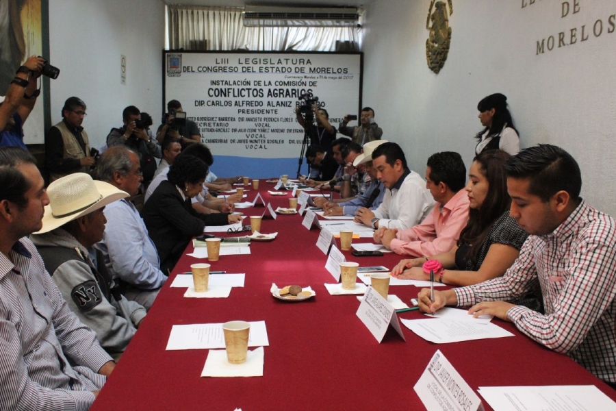 Instalan Comisión de Conflictos Agrarios en el Congreso