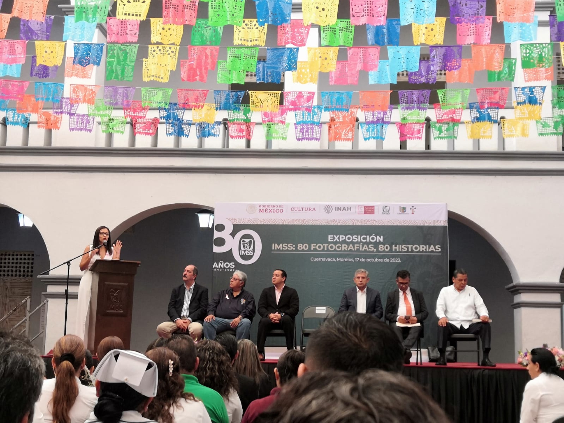 Inauguran exposición 'IMSS: 80 fotografías, 80 historias' en el MuCiC