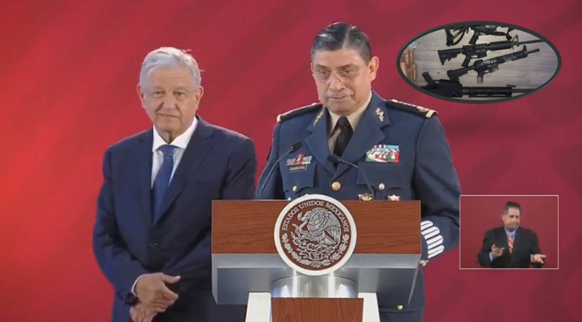 AMLO anuncia acciones contra contrabando de armas tras decomiso masivo por parte del Ejército
