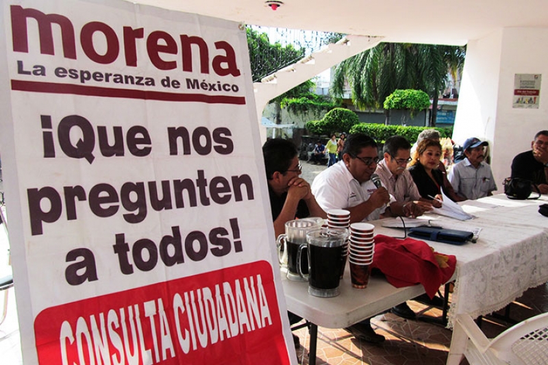 Realizarán morenistas marcha en la capital del país