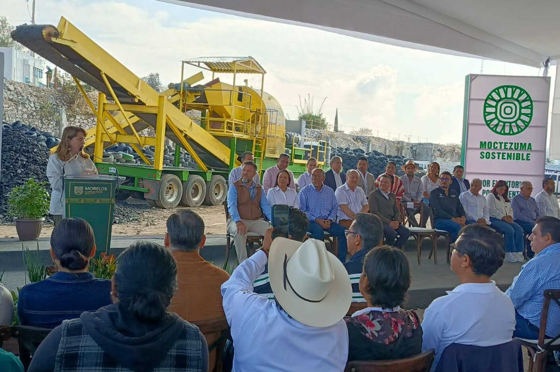 Inaugura gobernadora Margarita González Saravia 'Centro Estatal de Economía Circular: Transformación de Llantas'