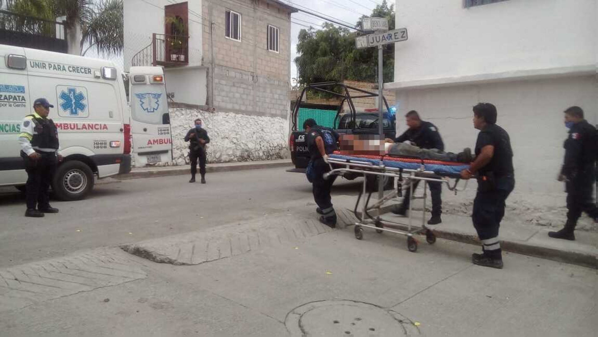 Hieren a balazos a un hombre en la colonia Modesto Rangel, en Emiliano Zapata