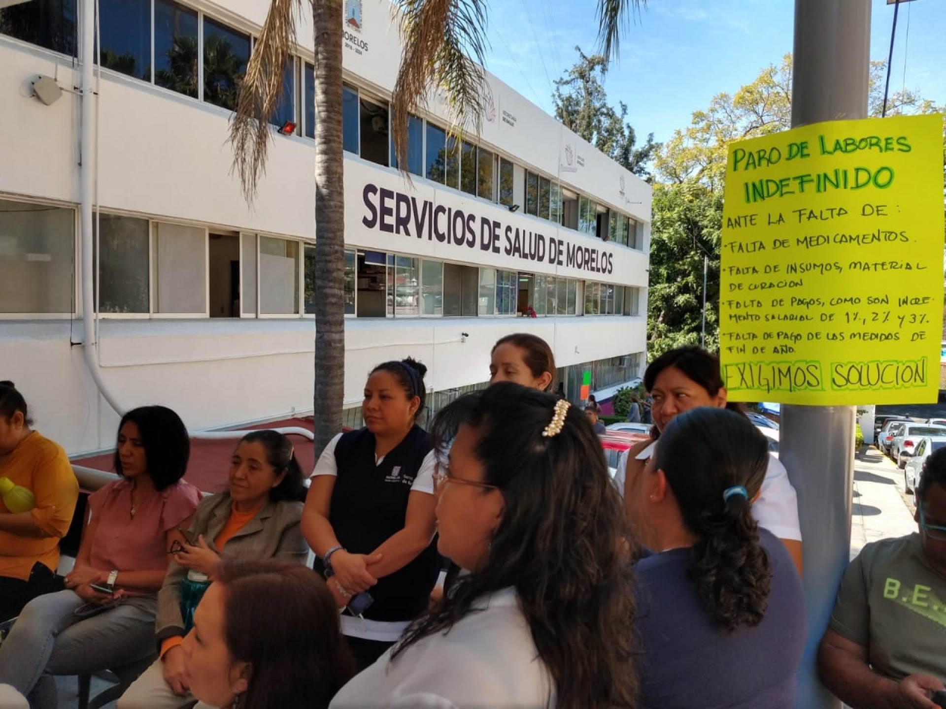 Inicia paro de labores en Salud
