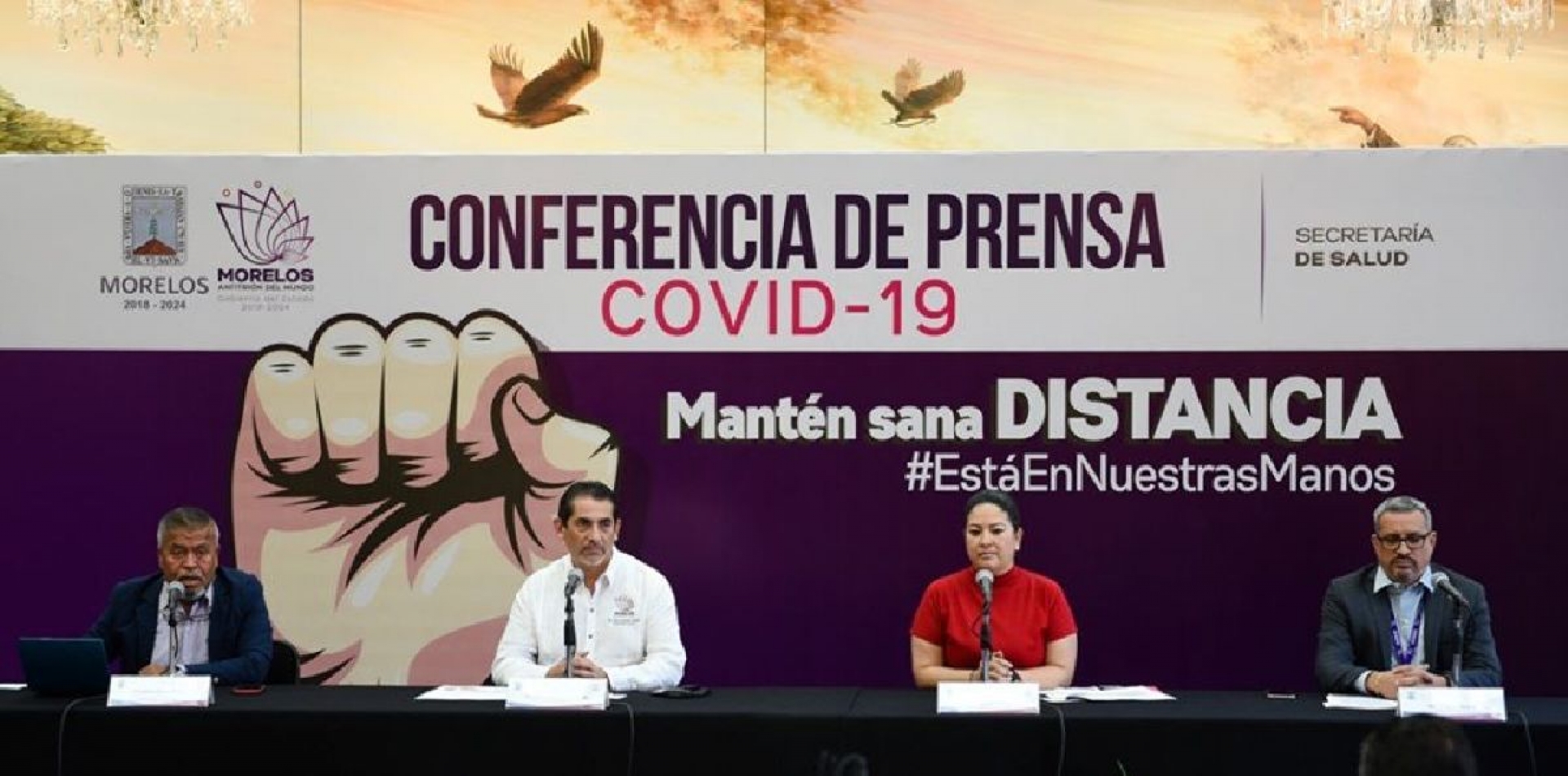 Morelos sigue con dos casos confirmados de COVID-19