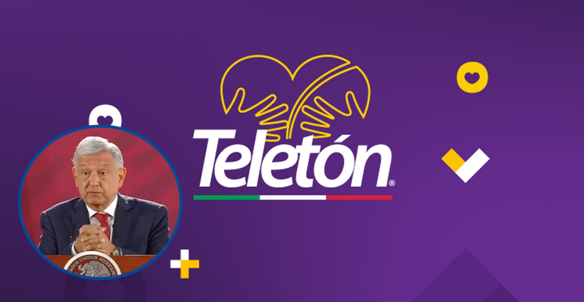 AMLO hace una invitación para apoyar al Teletón