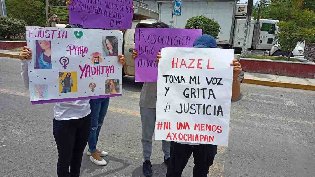 Realizan marcha en Axochiapan contra feminicidios
