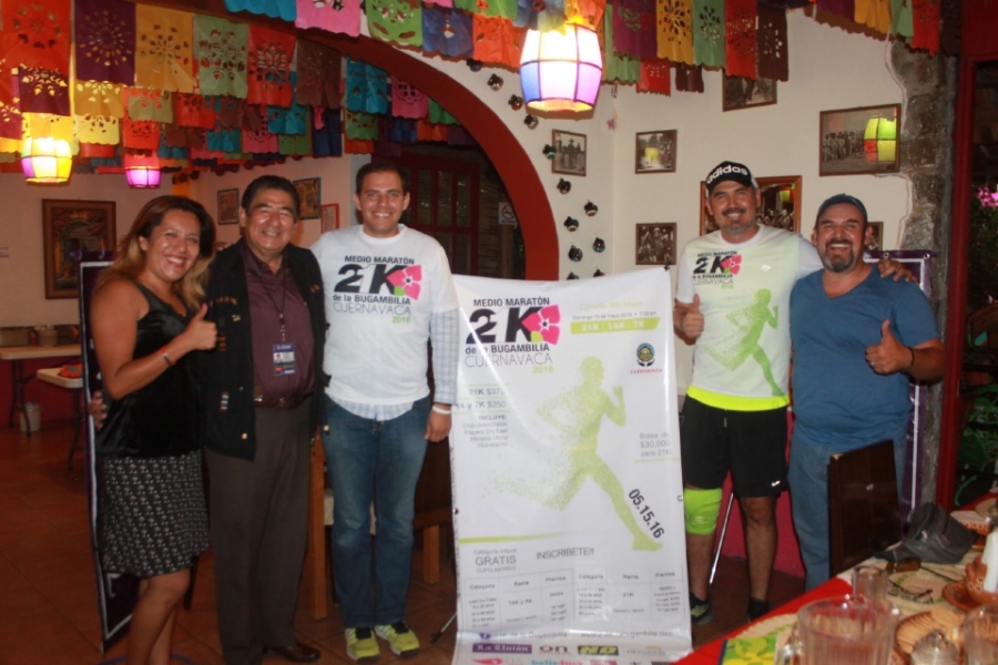 Presentan el 21K de la Bugambilia Cuernavaca