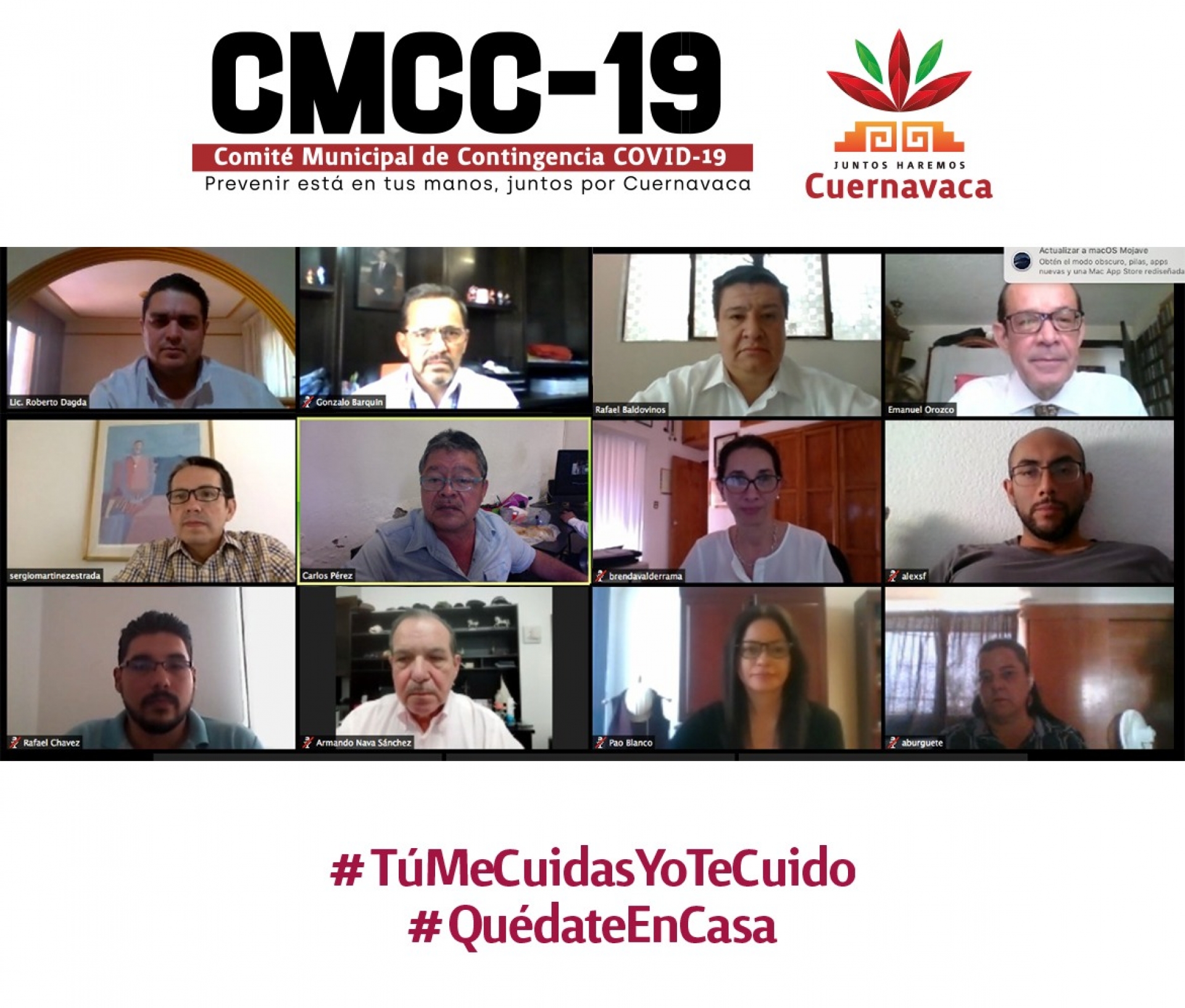 Pide CMCC-19 que el retorno a la normalidad garantice seguridad a la ciudadanía