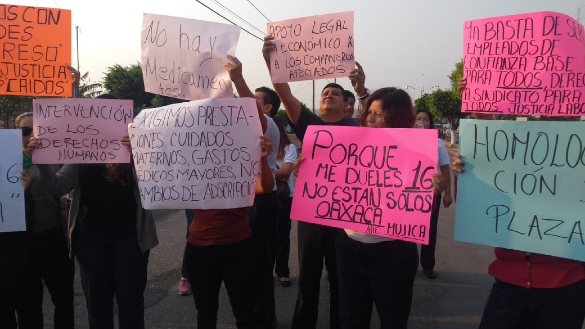 Se manifiesta personal del Ceferepsi de Ayala