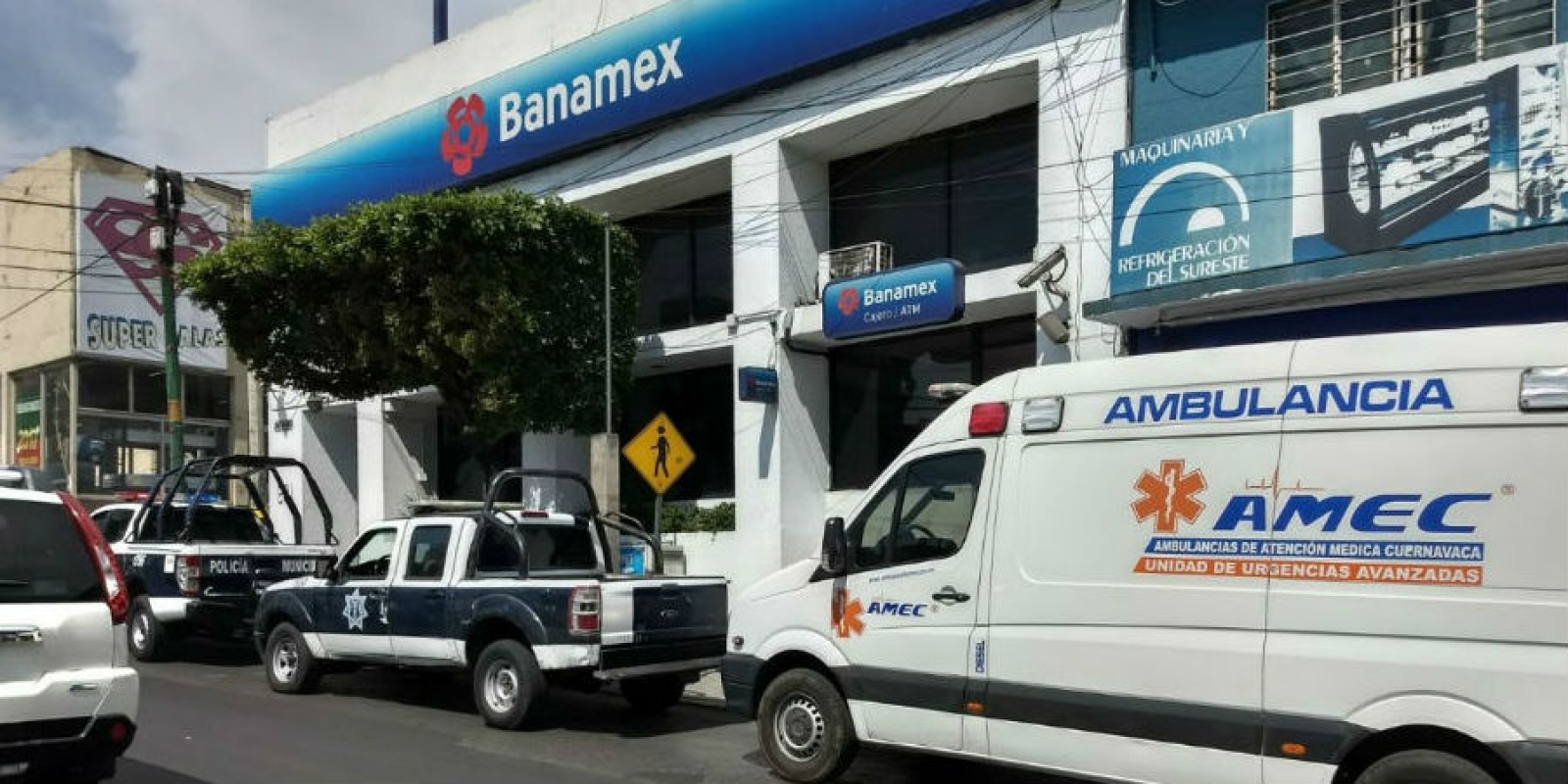 Asaltan banco en la avenida Plan de Ayala, en Cuernavaca