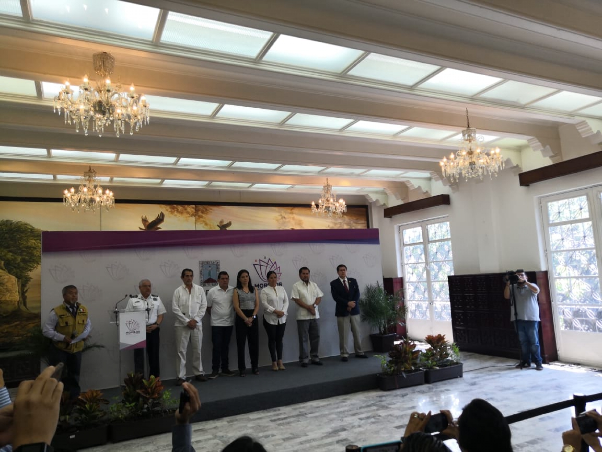Ofrece gobierno estatal conferencia de prensa sobre hechos en el centro de Cuernavaca