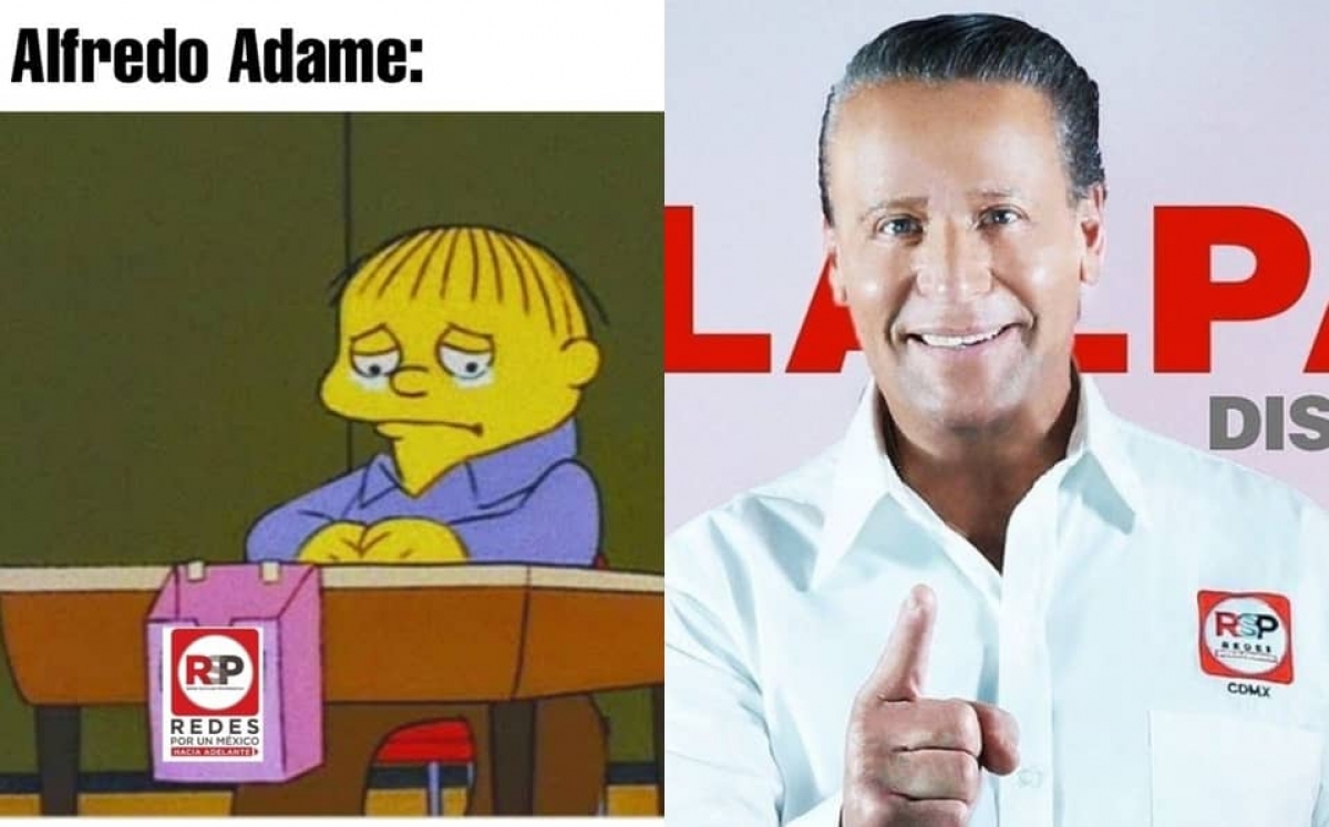 Llueven memes por los resultados de Alfredo Adame en las elecciones