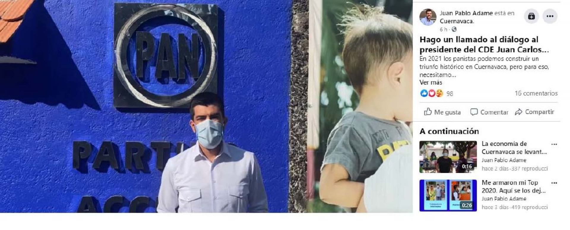 Juan Pablo Adame llama al diálogo a Martínez Terrazas