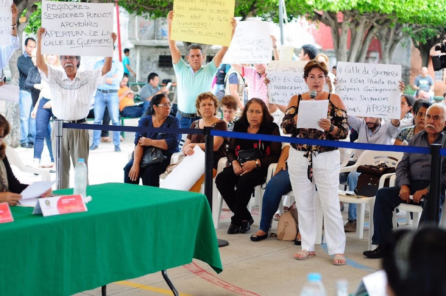 Piden al Cabildo reabrir a la circulación la calle Guerrero