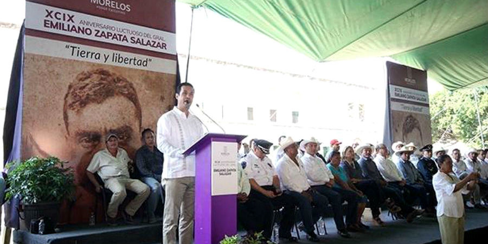 Encabeza director del IMSS conmemoración del 99 aniversario luctuoso de Emiliano Zapata en Morelos