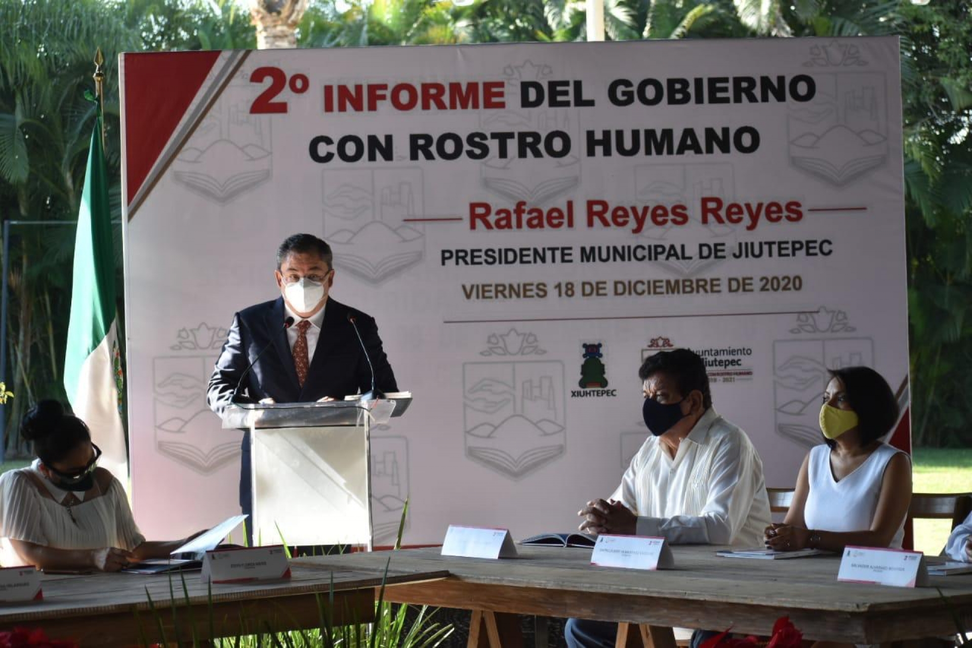 Rinde alcalde de Jiutepec segundo informe de labores, de manera virtual