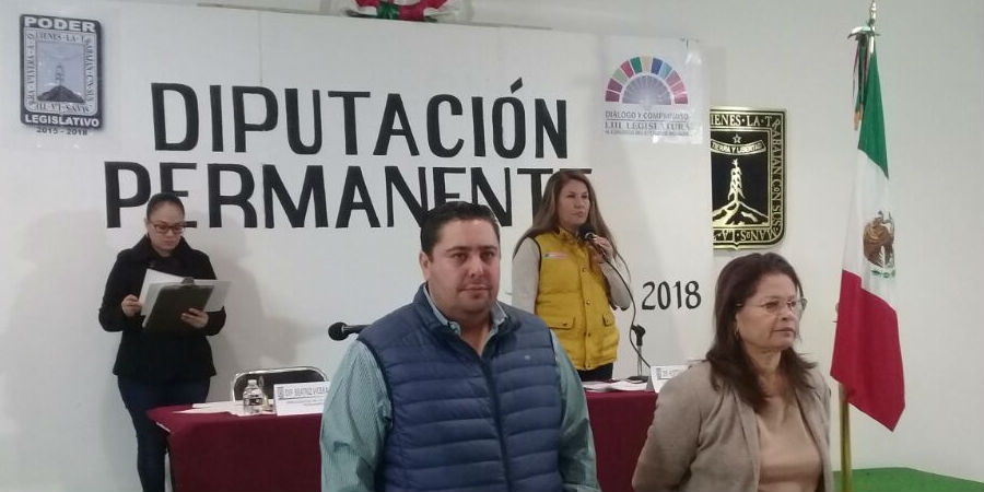 Clausuran legisladores la Diputación Permanente