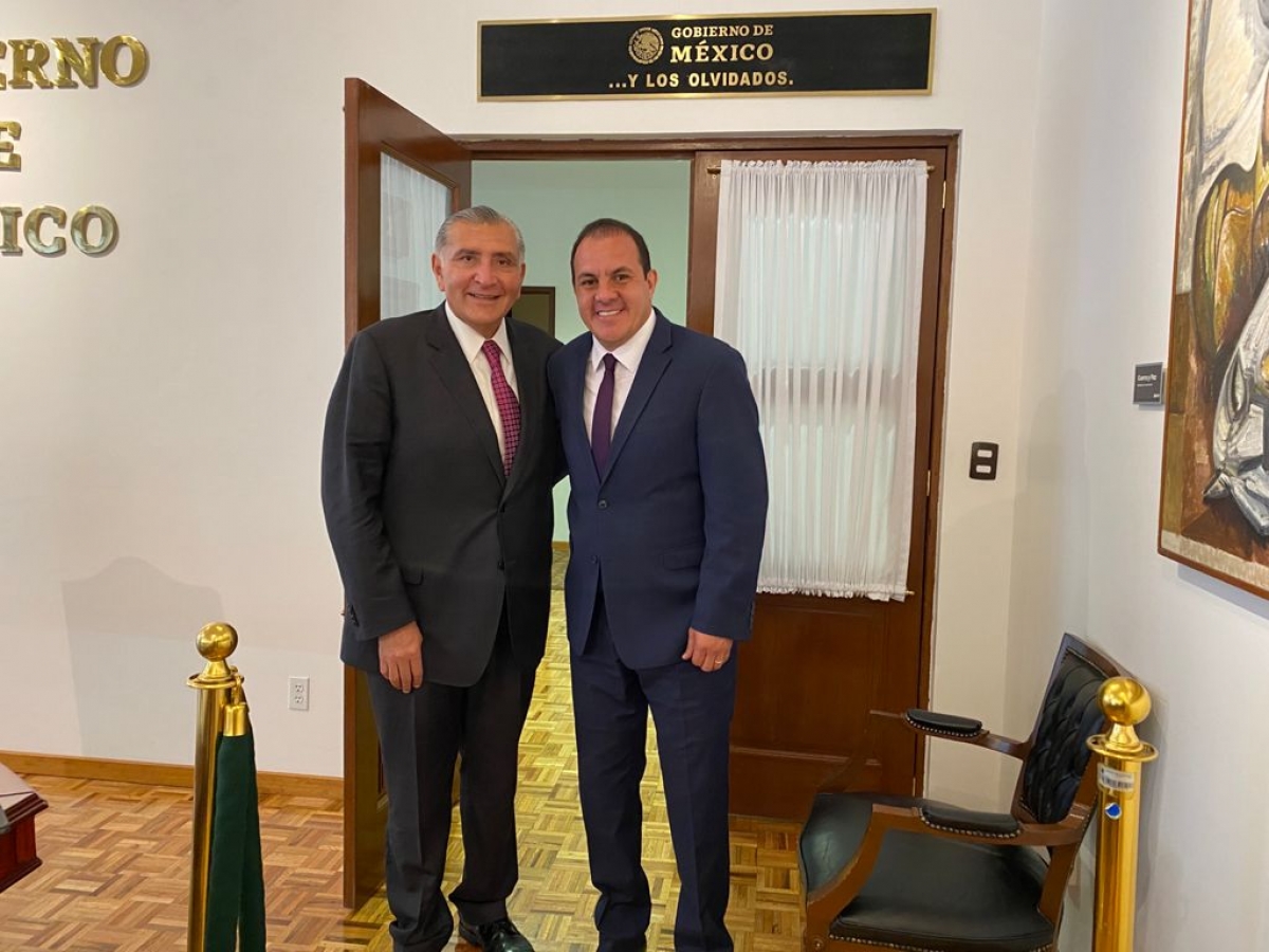 Se reúne Cuauhtémoc Blanco con nuevo titular de la Segob