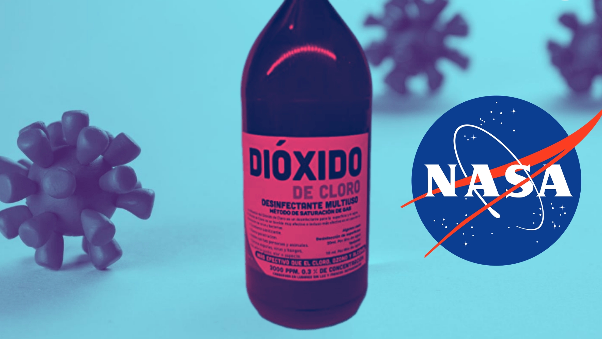 Dióxido de cloro no es un antídoto universal aprobado por la NASA