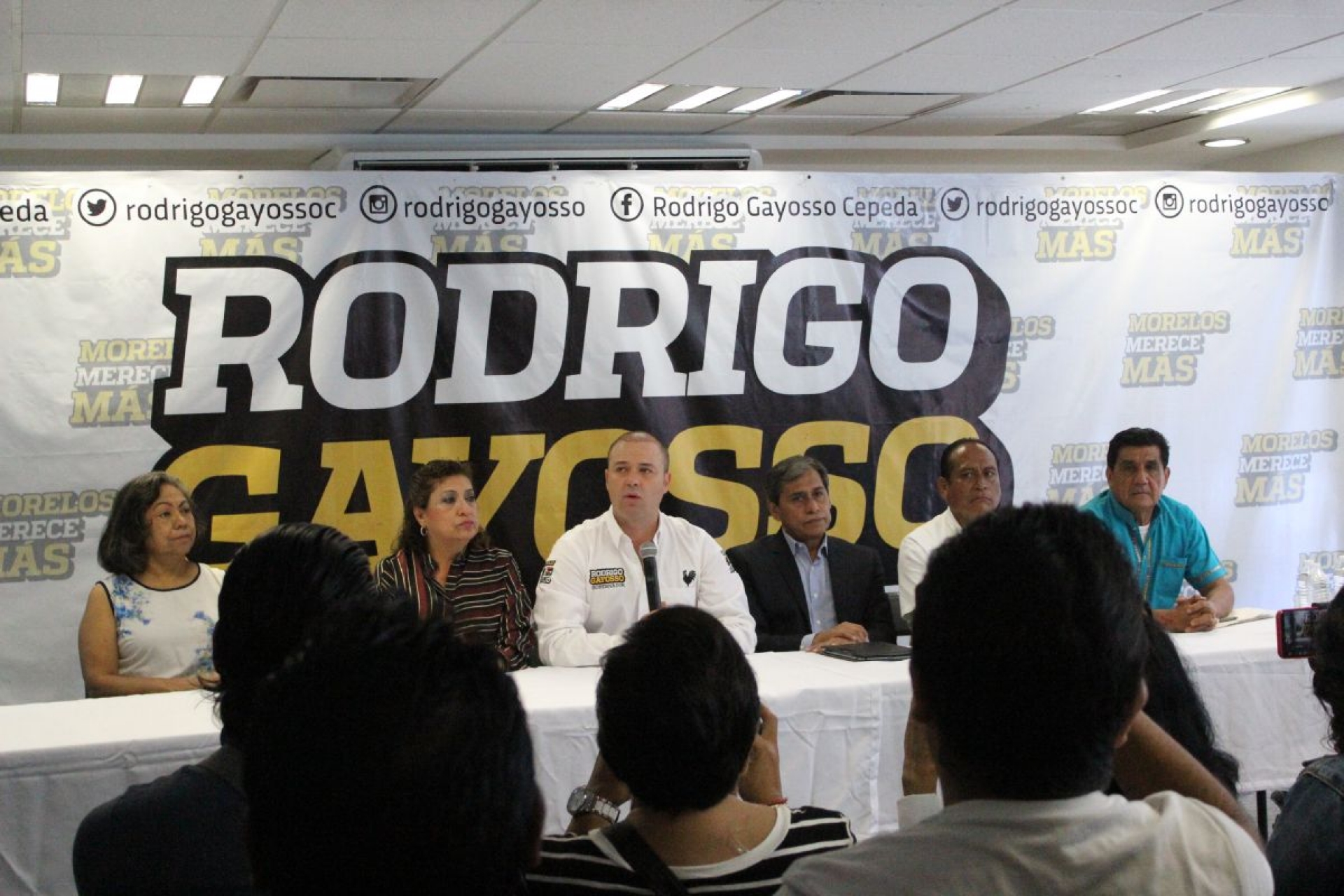 Morenistas se unen a Rodrigo Gayosso