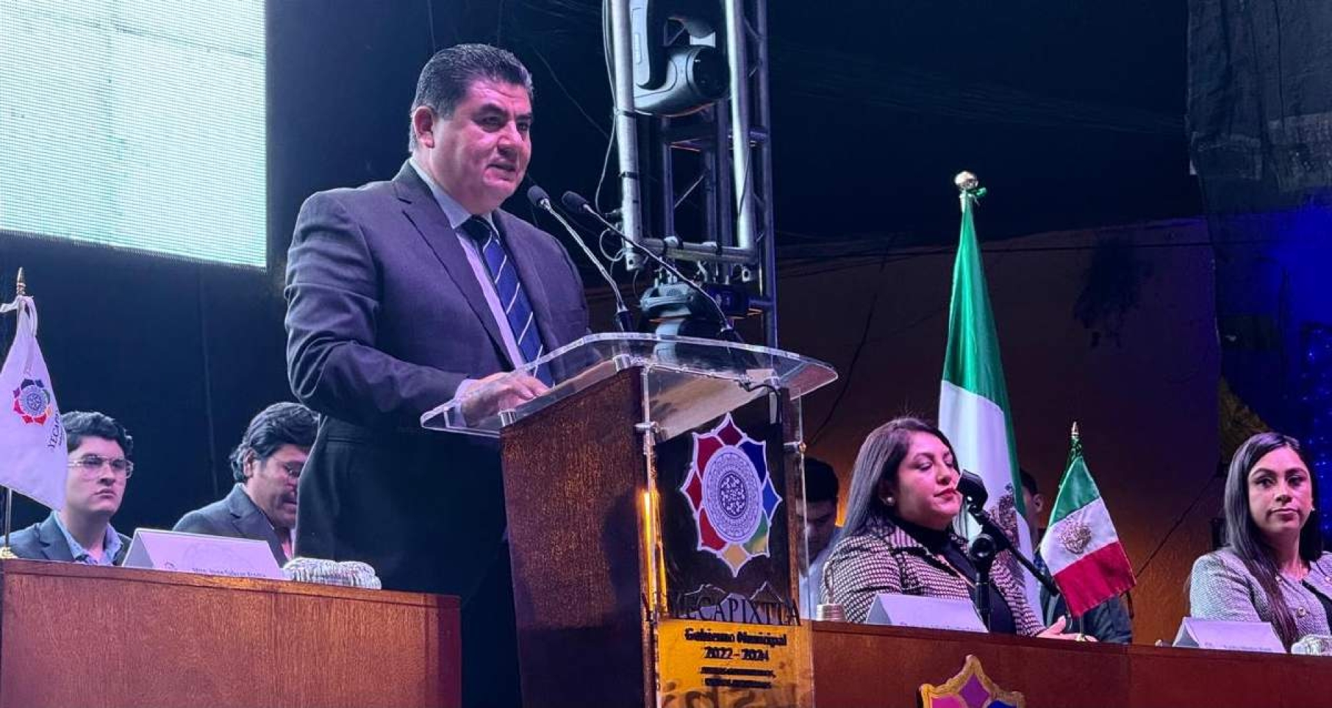 Heladio Rafael Sánchez Zavala toma protesta como alcalde de Yecapixtla