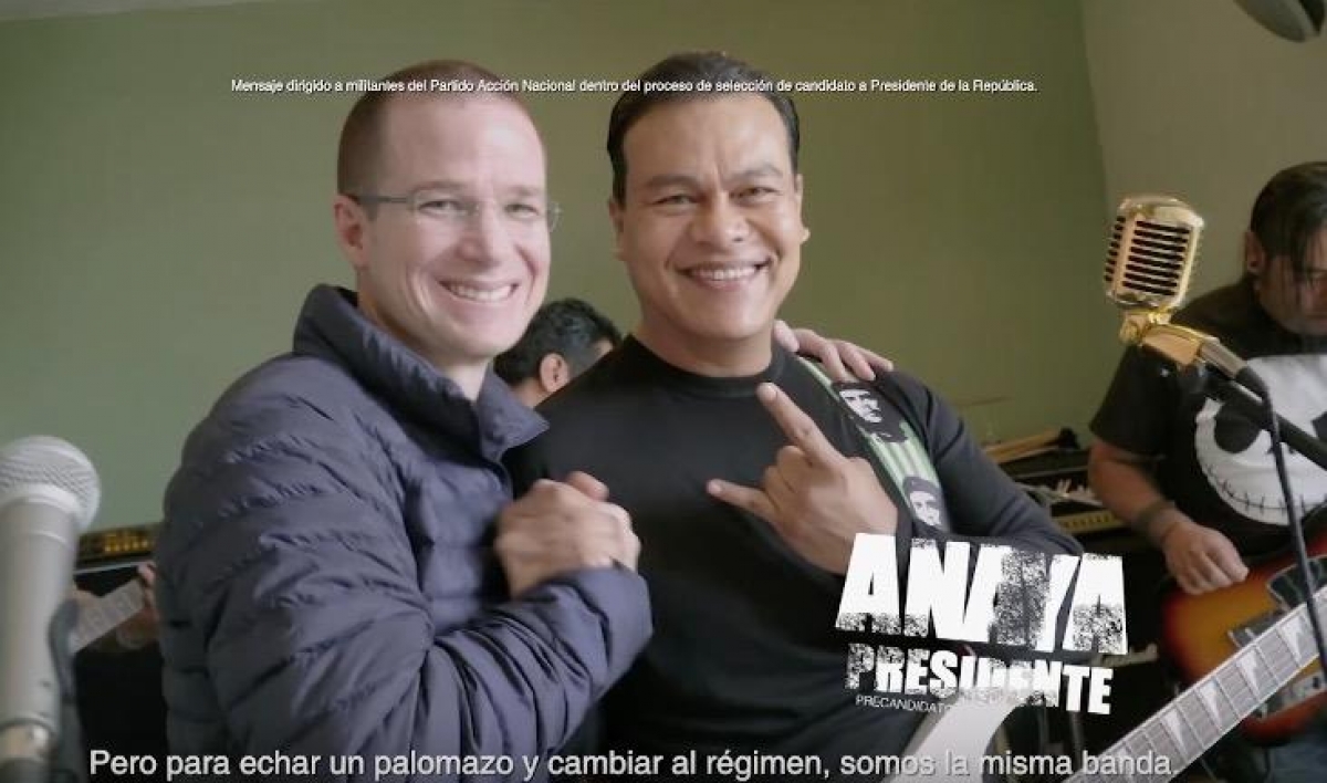 VIDEO: Anaya y Zepeda se avientan "La Bamba"