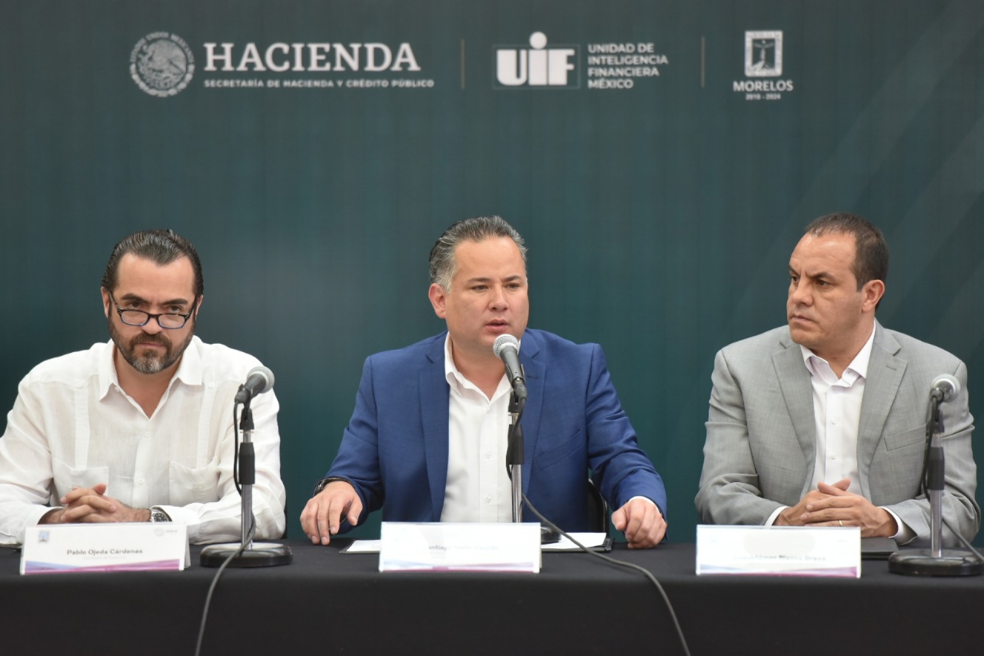 Firma convenio de colaboración Morelos con la UIF