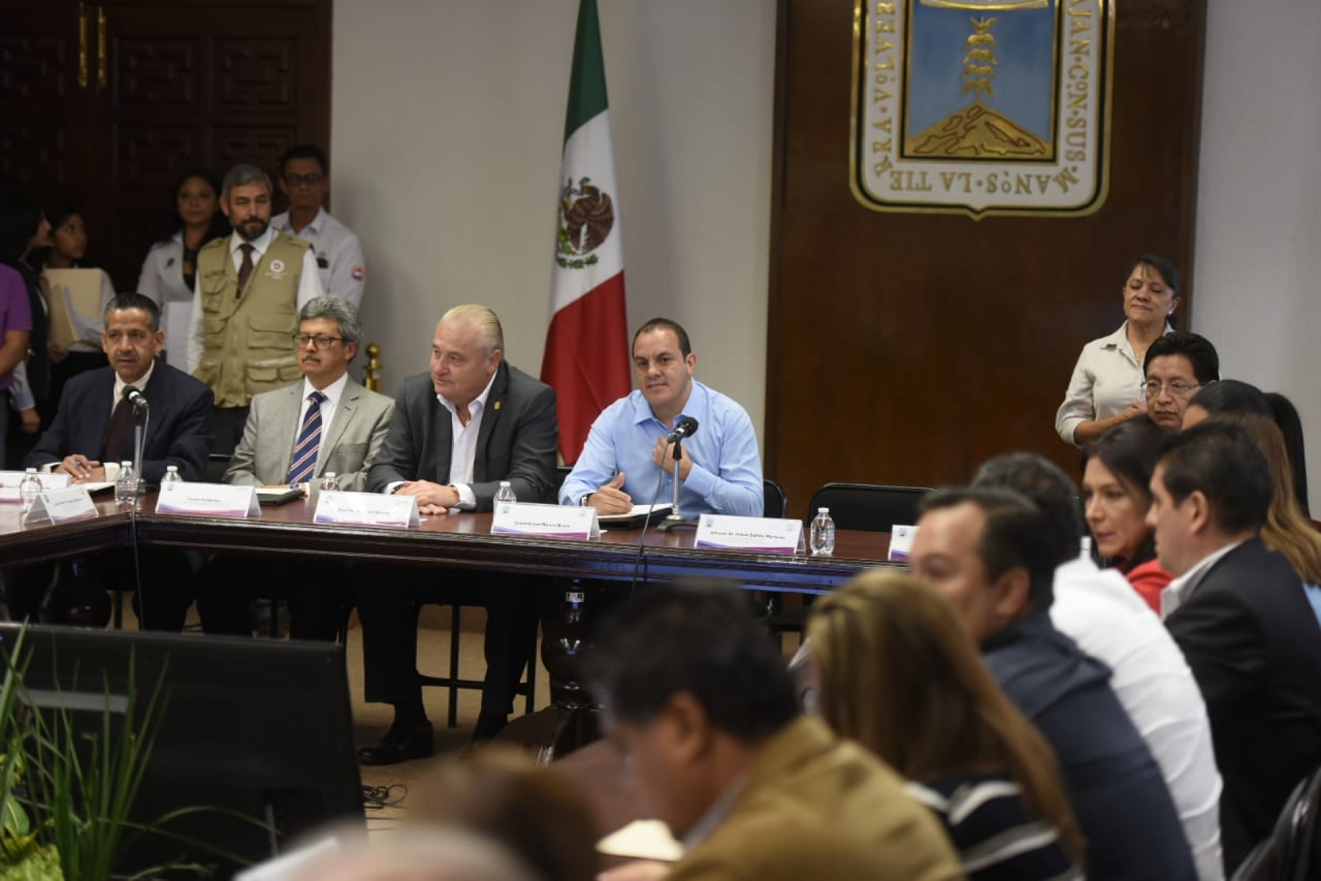 Toma protesta Cuauhtémoc Blanco a integrantes del Consejo Estatal de Protección Civil