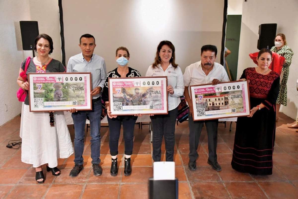 Difunde la Lotería Nacional historia de Morelos