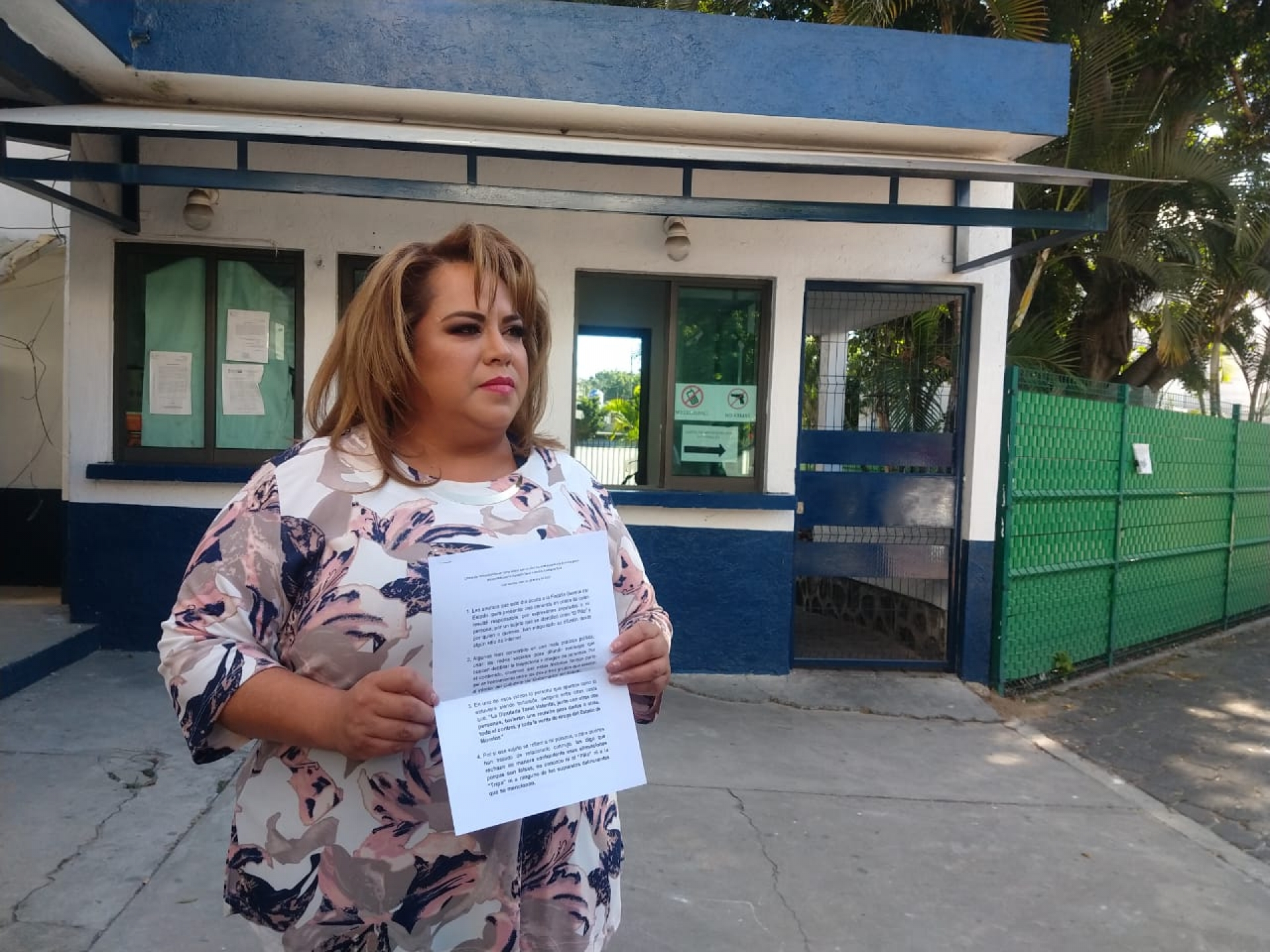 Presenta legisladora denuncia ante la FGE, por difusión de videos