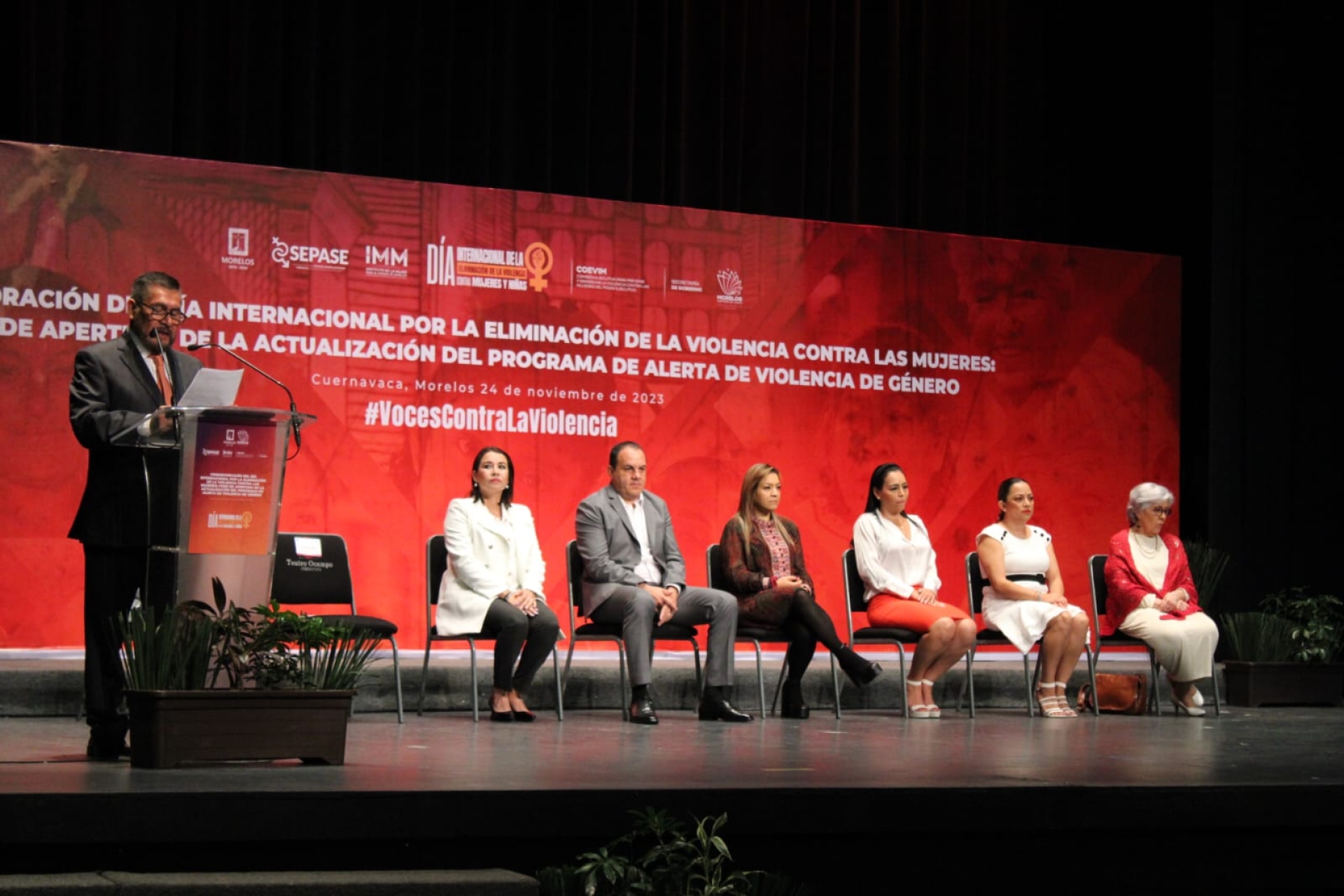 Conmemora gobierno estatal el 'Día Internacional para Eliminar la Violencia contra la Mujer'