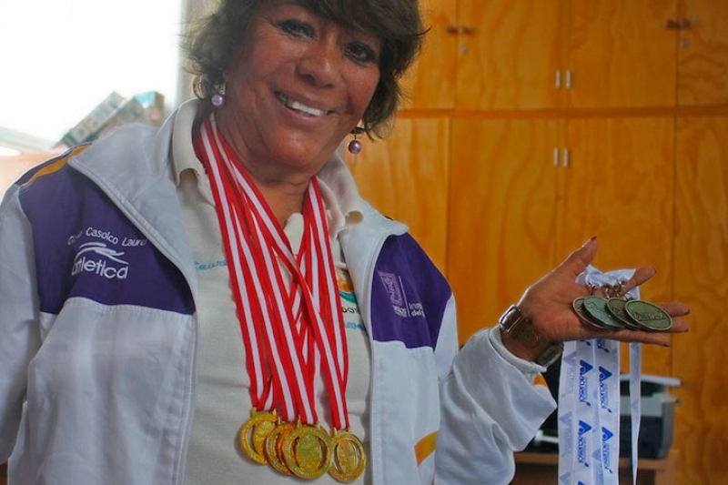 Gloria Casolco regresa cargada de medallas