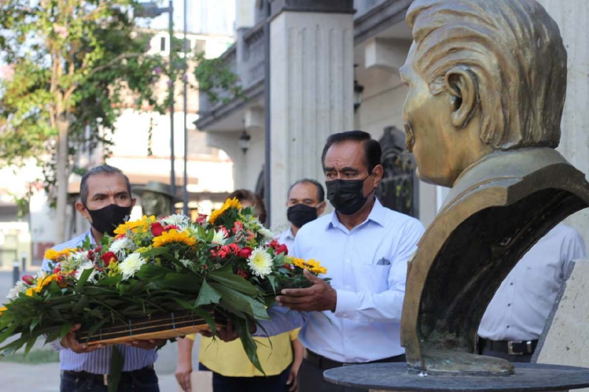 Conmemoran aniversario luctuoso de Otilio E. Montaño en Ayala