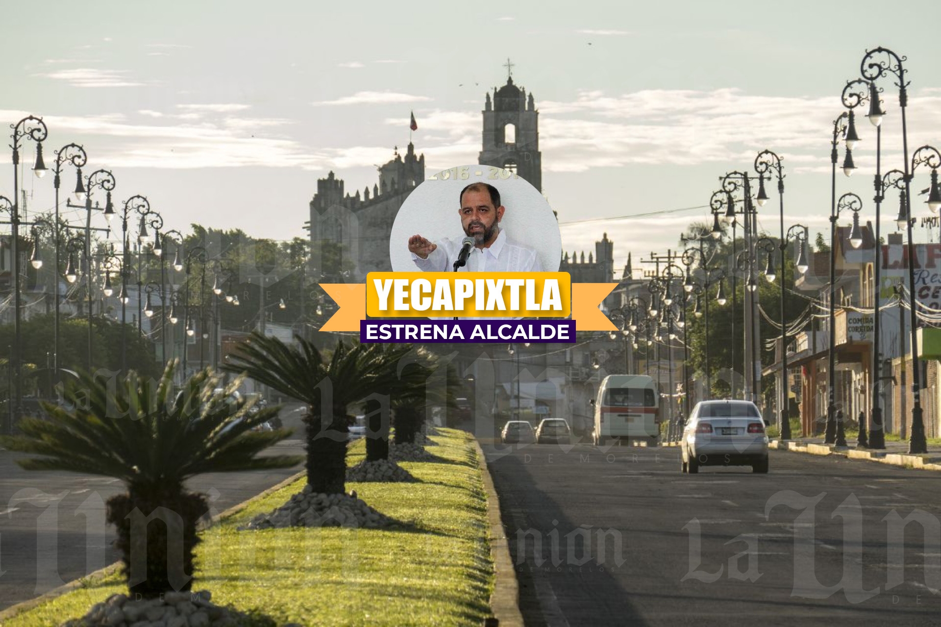 Jaime Bermúdez Gutiérrez rinde protesta como alcalde de Yecapixtla