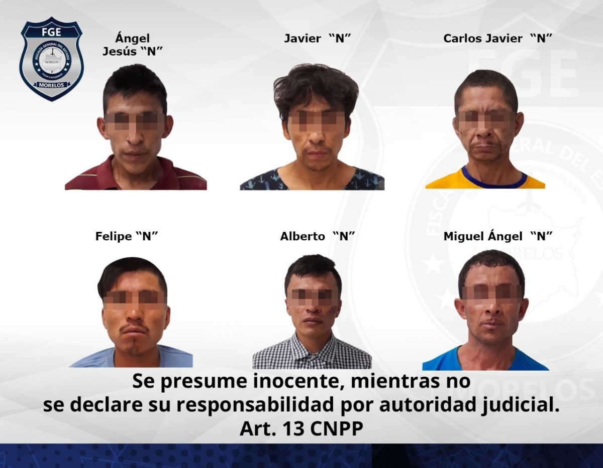 UECS detiene a seis integrantes del 'N5-CJNG' en Tlaquiltenango