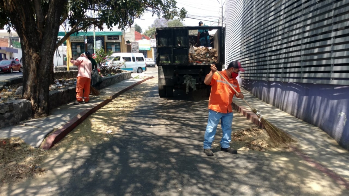 Activan en Cuernavaca cuadrilla especial de limpieza y mantenimiento urbano