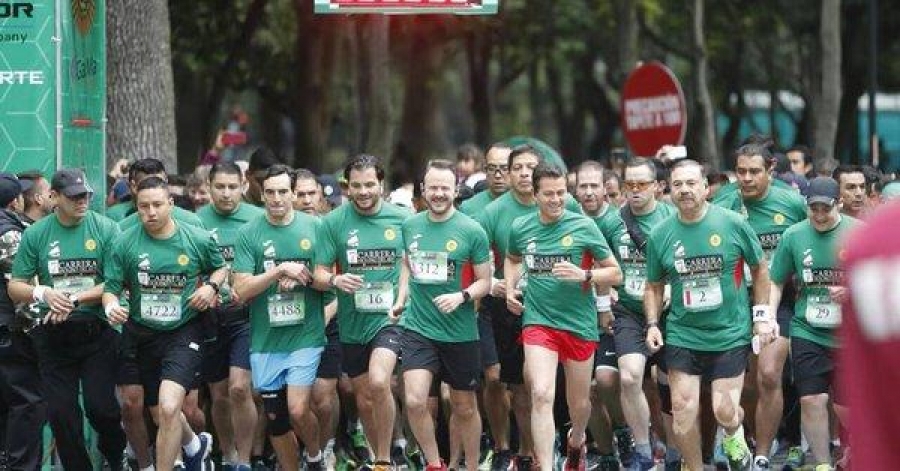 Peña Nieto encabeza Séptima Carrera Molino del Rey