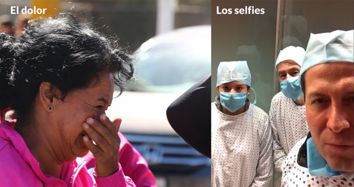 Van 33 muertos. Eruviel promueve obra con selfies, en vivo, desde hospital; le llueven críticas