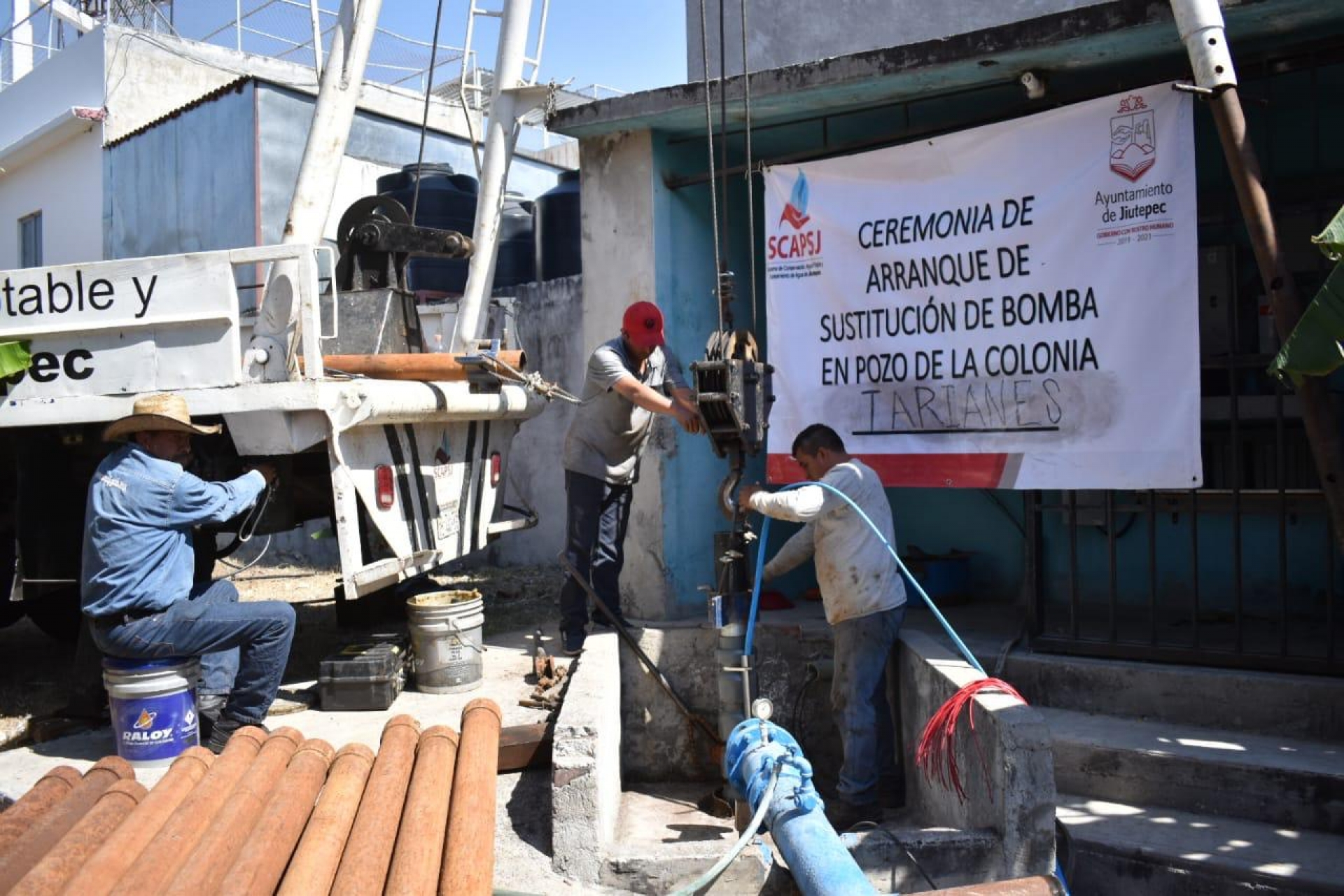 Mejoran suministro de agua potable en Valle de los Tarianes