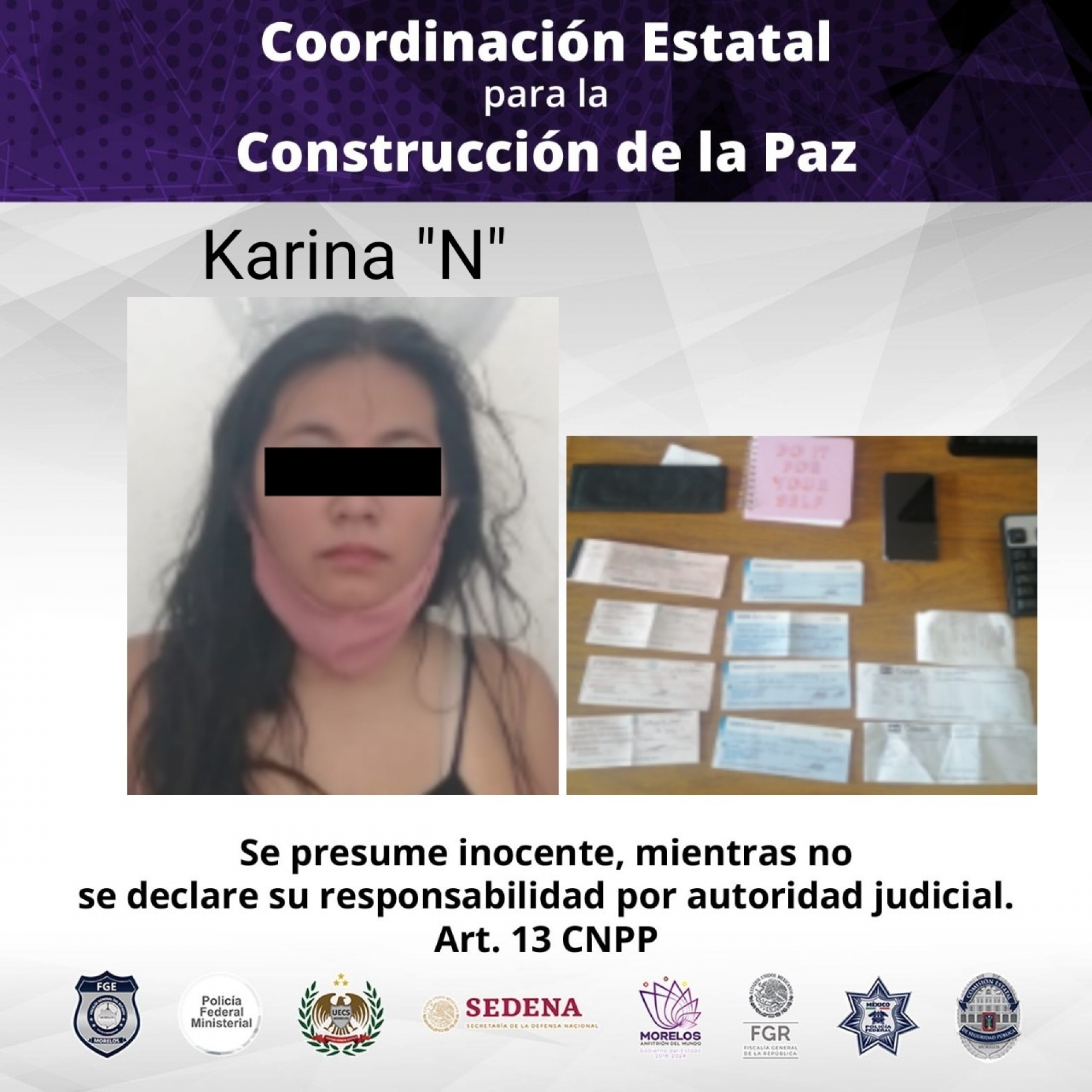 Detiene Policía Morelos a una mujer por presunto delito de fraude, en Cuautla