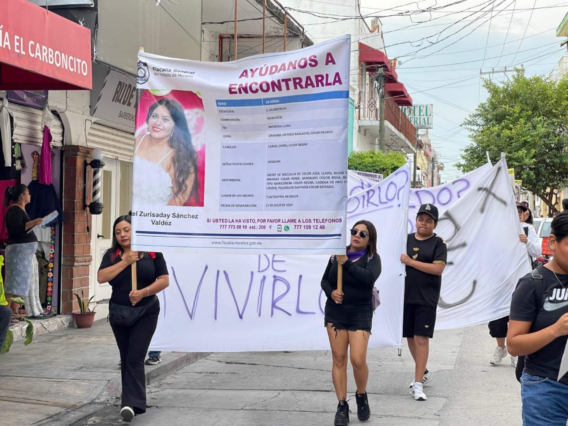 Exigen aparición con vida de Itzel Zurisaday