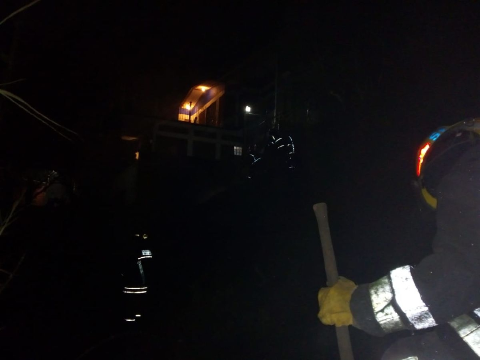 Se registra incendio en la barranca de San Antón