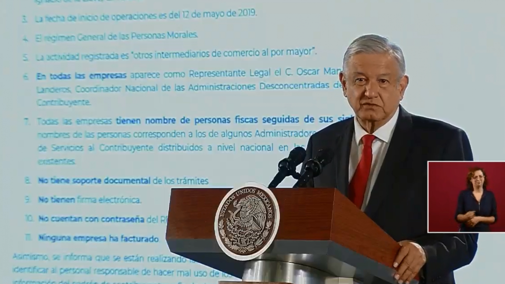 'Me rayé', dice AMLO al informar que fue inscrito como socio de 26 empresas ante el SAT