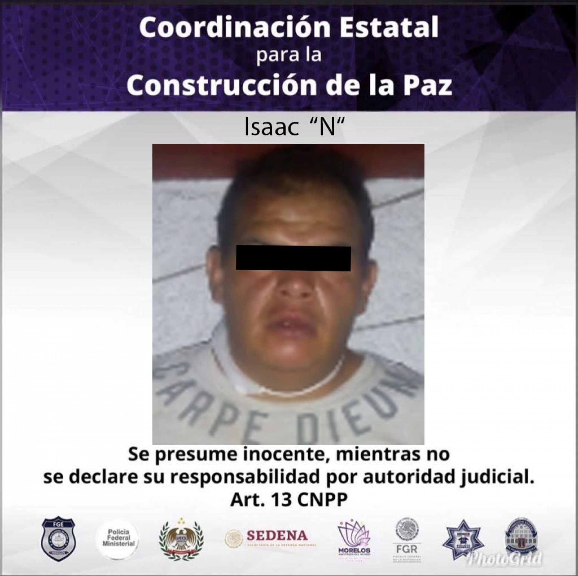 Policías detienen a hombre por presunto robo a tienda de conveniencia, en Emiliano Zapata